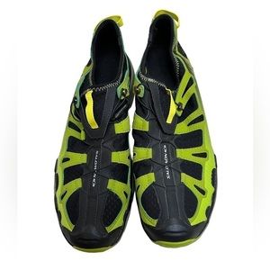 Solomon NEON GREEN AND BLACK WATER SHOES 11.5